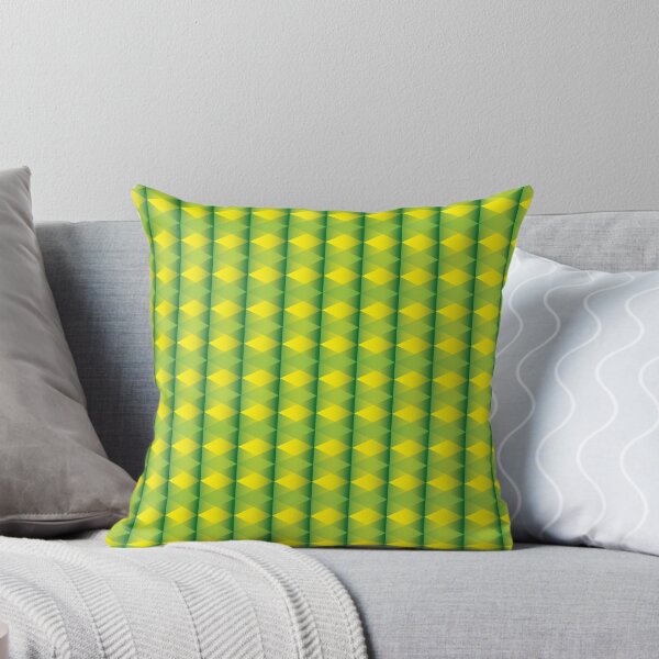 Item preview, green triangular pattern designed and sold by creativeaart.