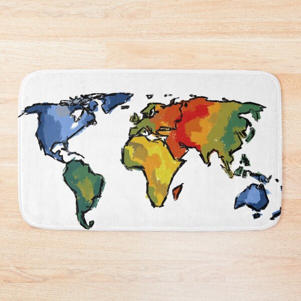 Item preview, World Map  designed and sold by maliorao.