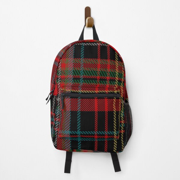 Item preview, Scottish plaid red, black and green pattern  designed and sold by milkasweet.