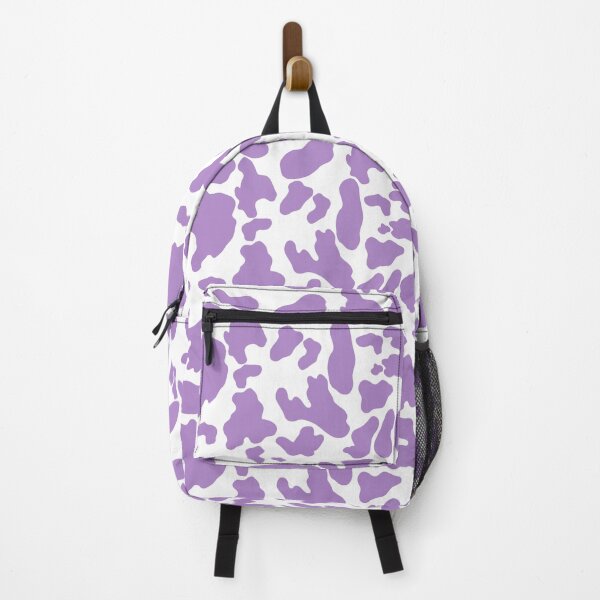 Item preview, Purple Cow Girl Cottagecore on White designed and sold by Cass Noel Studio.