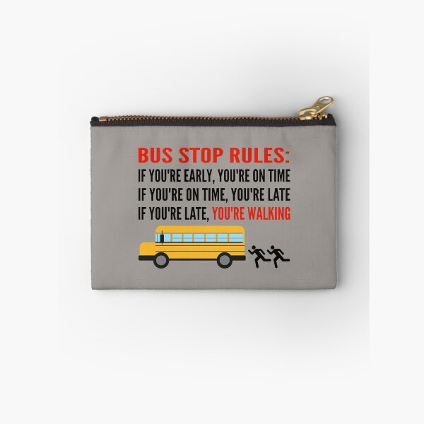 Item preview, School bus driver / bus stop rules designed and sold by portrait4you.