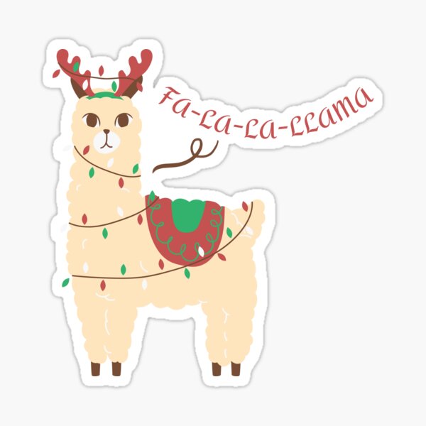 Artikel-Vorschau von Weihnachtslama, designt und verkauft von Joejo19.