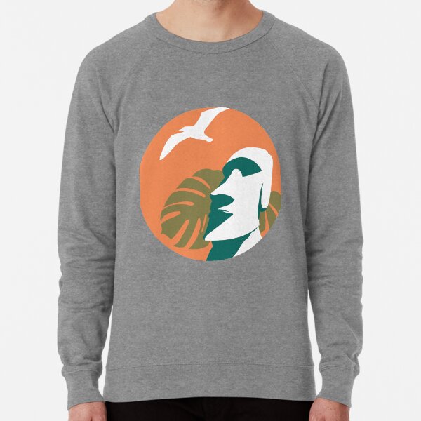 Moai Meditation Lightweight Sweatshirt
