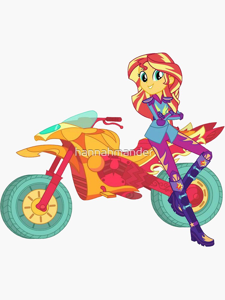 Rainbow Rocks Sunset Shimmer Sticker for Sale by hannahmander