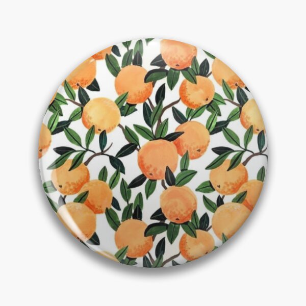 Item preview, Patrón vegetal naranja designed and sold by RedPandaStyle.