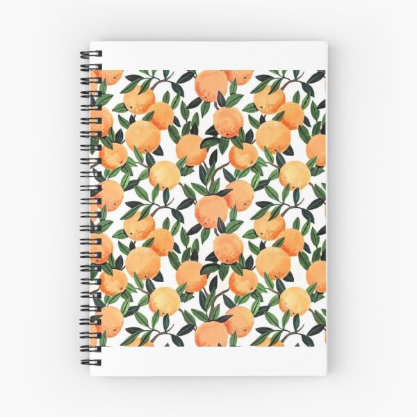 Item preview, Patrón vegetal naranja designed and sold by RedPandaStyle.