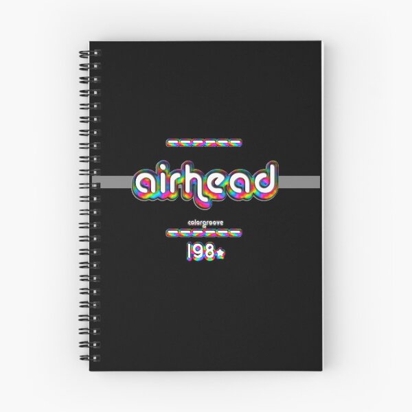 Item preview, Airhead 1980's Retro Rainbow Font designed and sold by oh-so.
