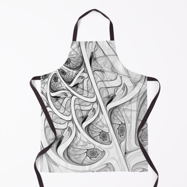 Item preview, Psytrance Design - Psychedelic Abstract Fractal - Ink 01 - Black on White designed and sold by JordanHolmes.