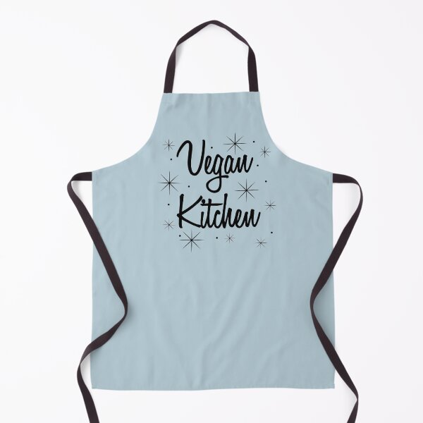 Item preview, "Vegan Kitchen" Vintage Inspired Design Lt. Blue  designed and sold by LaDolceVegan.