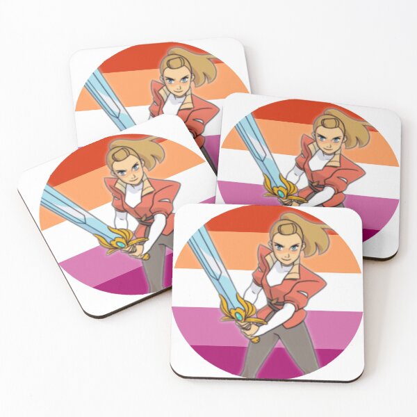 Artikelvorschau, Adora She-Ra Lesbenflagge SPOP entworfen und verkauft von feardeargcrafts.