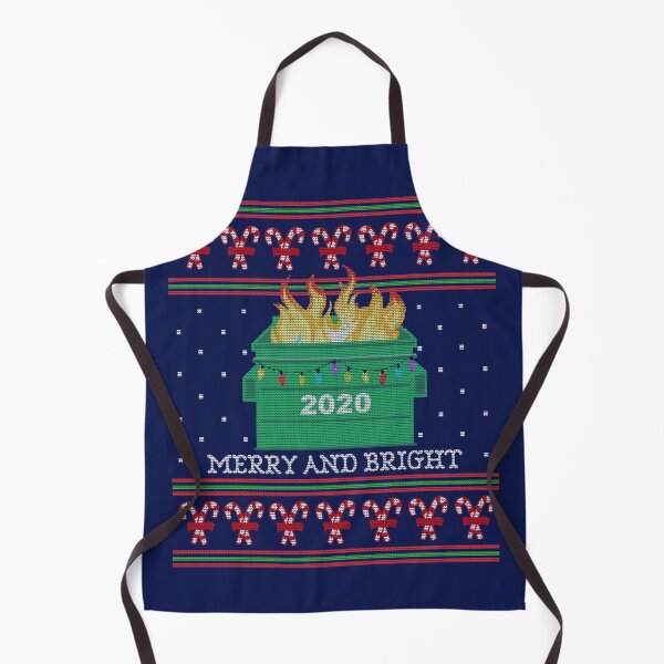 Item preview, Merry and Bright: 2020 Dumpster Fire Ugly Christmas Sweater-style designed and sold by shaggylocks.