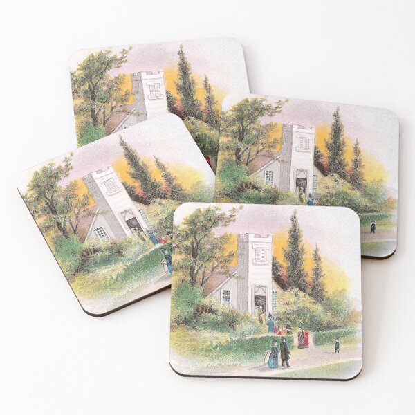 Item preview, Busy Country Church on Christmas Day designed and sold by fenneltea.