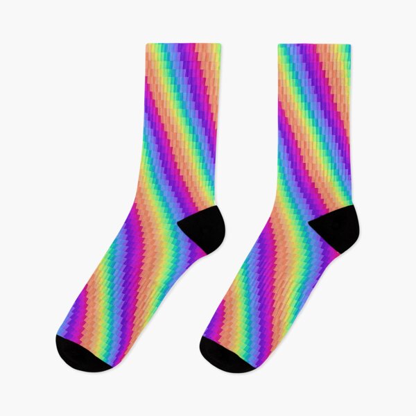 Item preview, Rainbow Pixel Art Pattern designed and sold by Colourful-Voids.