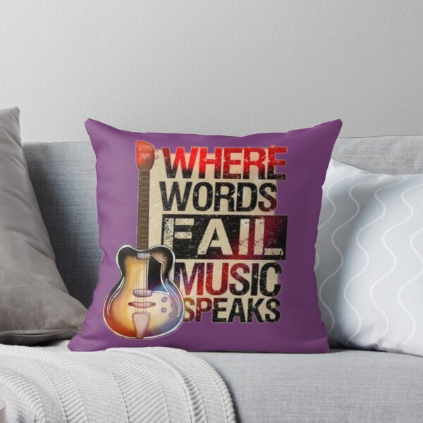 Item preview, where words fail music speaks  designed and sold by Kamran  Ashraf.