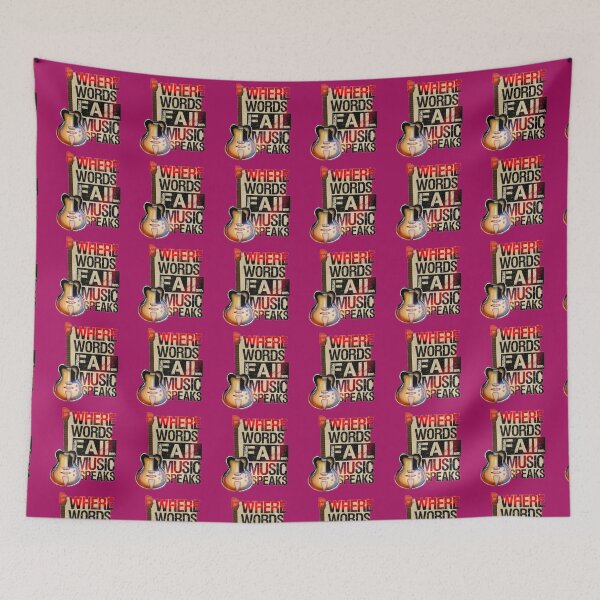 Item preview, where words fail music speaks  designed and sold by Kamran  Ashraf.