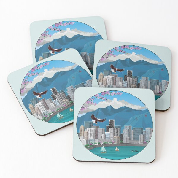 Item preview, Vancouver Cityscape designed and sold by sjmillustration.