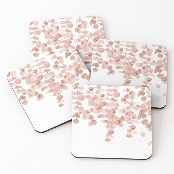 Item preview, Coral Watercolour Eucalyptus by Nicole William designed and sold by GlowinUp Shop.