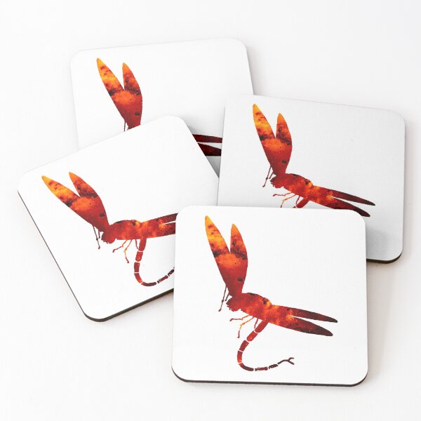Item preview, Red Dragonfly Insect lovers Fire Art designed and sold by zeliche mohammed.