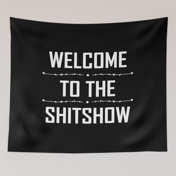 Item preview, Welcome To The Shitshow Funny Colorful Rainbow Aesthetic Crazy designed and sold by peachyline.