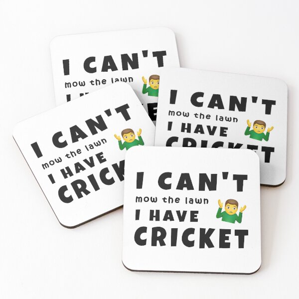 Item preview, I can't - mow the lawn - I have cricket designed and sold by TheGreenGoat.