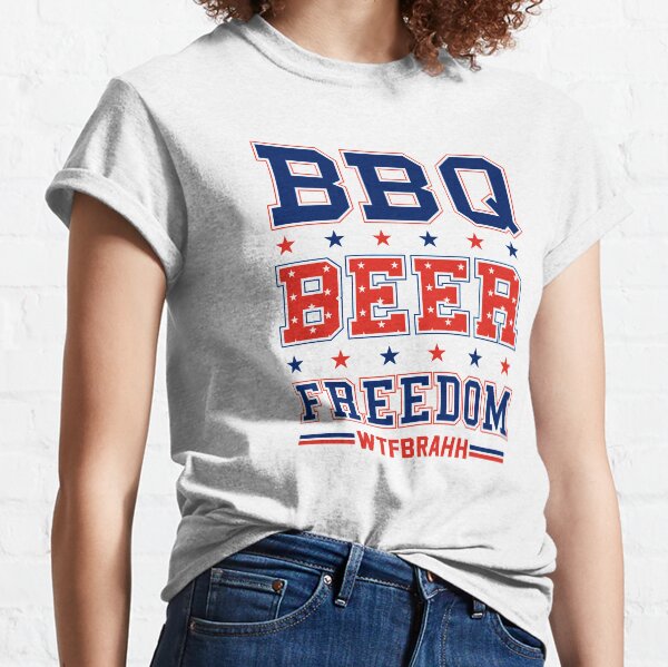 BBQ BEER FREEDOM Remix Biden Crime Family WTFBrahh Classic T-Shirt