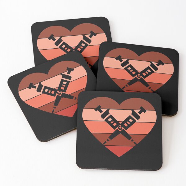 Item preview, HEART SHAPED RETRO SUNSET PIPETTES designed and sold by Hippiesole.