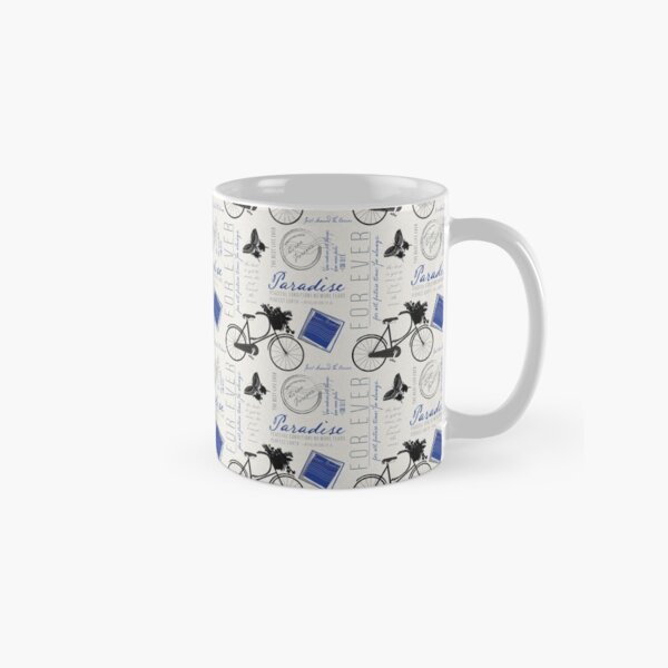Just around the corner in royal blue Classic Mug