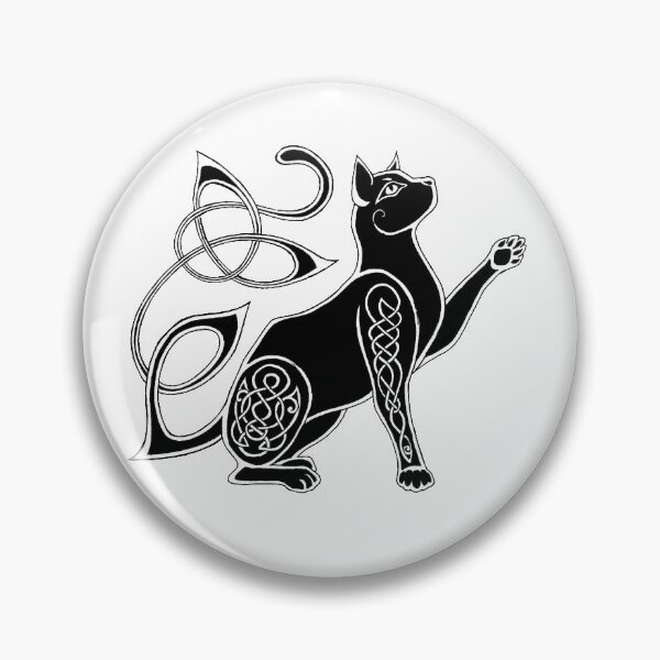 Item preview, Celtic Cat Knotwork Design designed and sold by quakeandquiver.