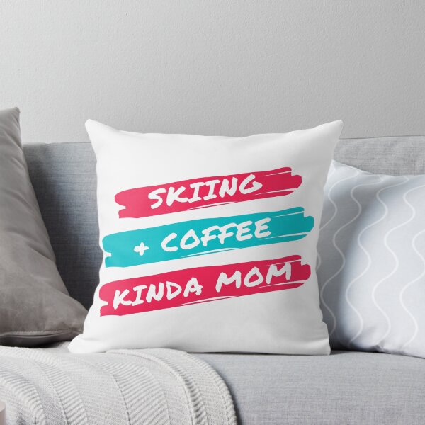 Item preview, Skiing and coffee kinda mom designed and sold by TheGreenGoat.