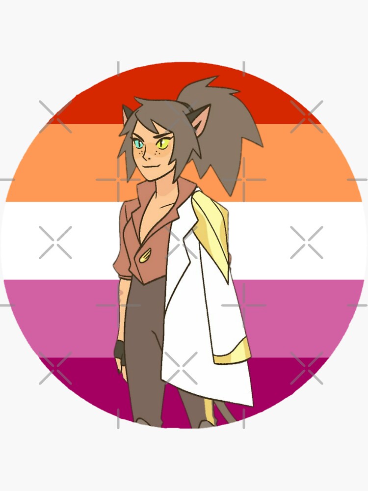 Future Catra She Ra Lesbian Flag Spop Sticker For Sale By Queerwriter Redbubble 6094