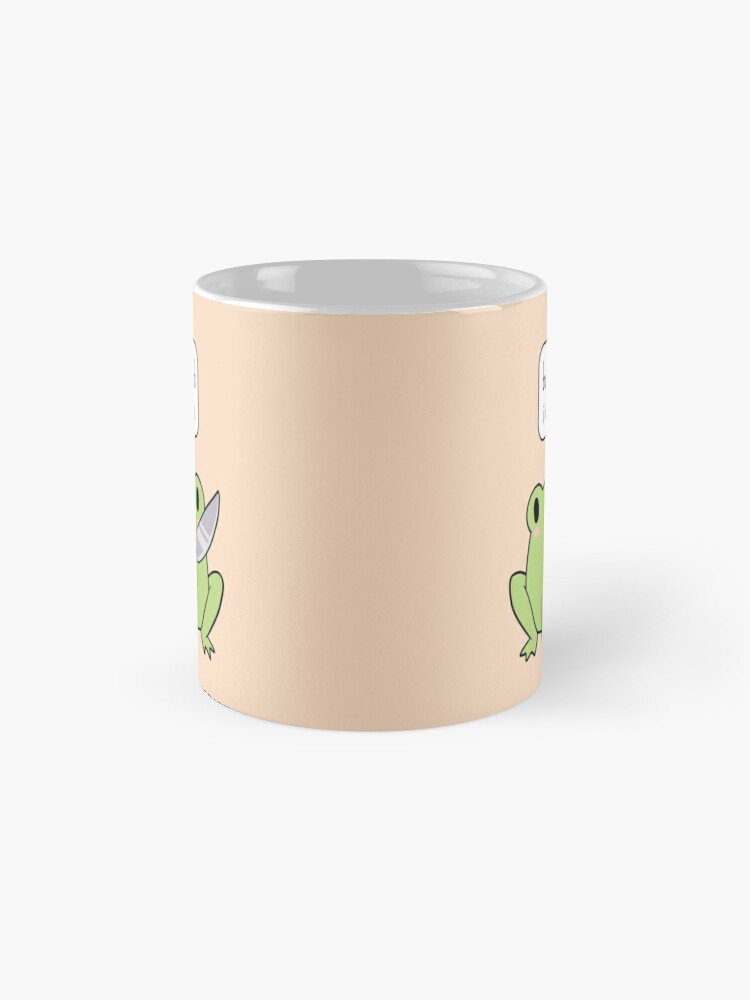 Cute Frog With A Knife Coffee Mug for Sale by ElectricFangs