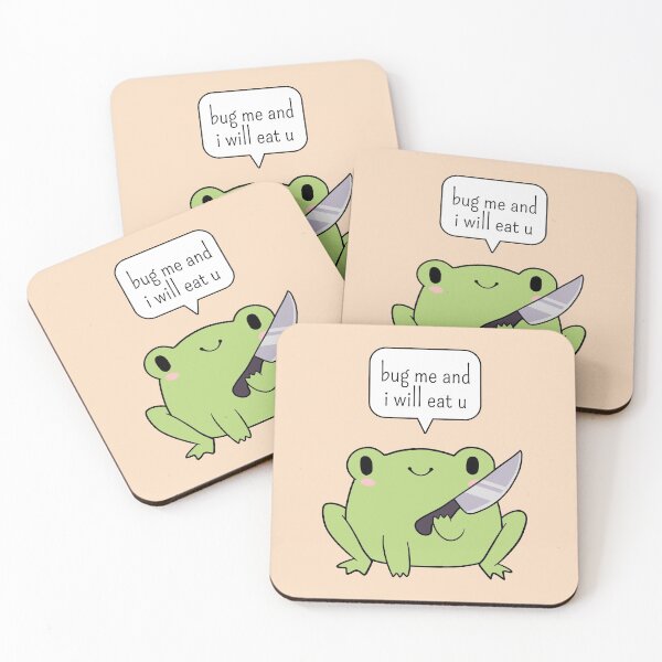 Item preview, Cute Frog With A Knife designed and sold by ElectricFangs.