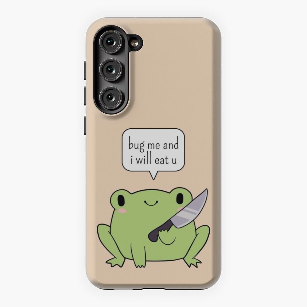 Cute Frog With A Knife | Samsung Galaxy Phone Case