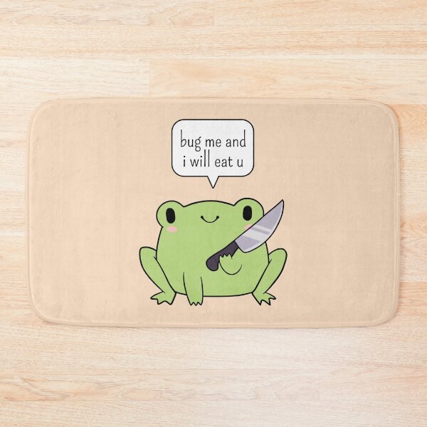 Item preview, Cute Frog With A Knife designed and sold by ElectricFangs.