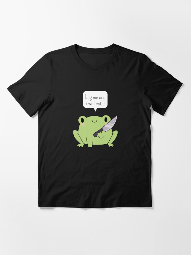 Cute Frog With A Knife | Essential T-Shirt