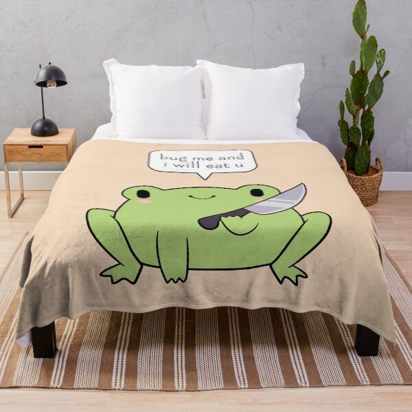 Item preview, Cute Frog With A Knife designed and sold by ElectricFangs.