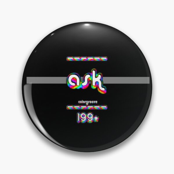 Item preview, Ask 1990s Retro Rainbow Font designed and sold by oh-so.