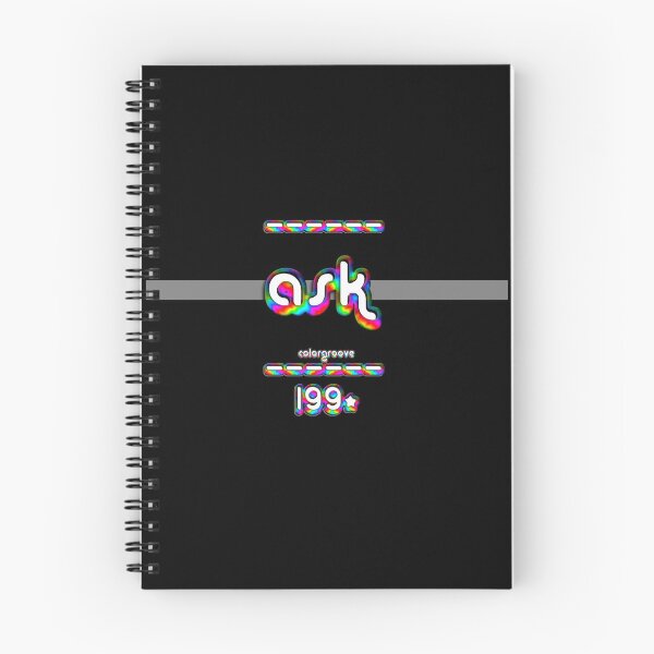 Item preview, Ask 1990s Retro Rainbow Font designed and sold by oh-so.