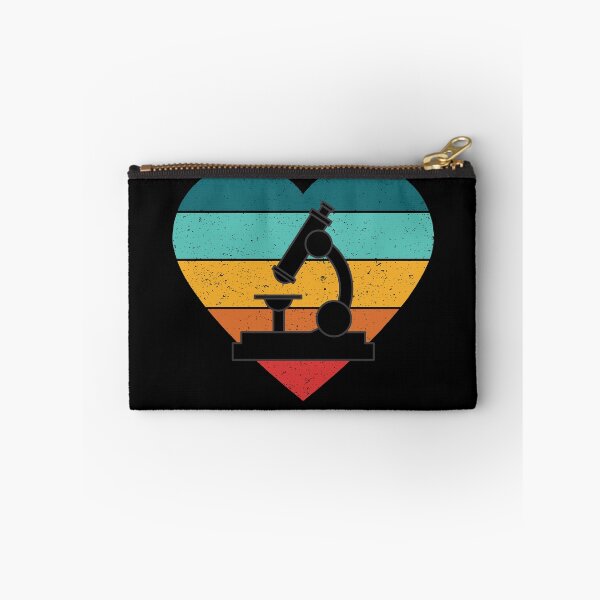 Item preview, BLUE HEART SHAPED RETRO TEXTURED SUNSET MICROSCOPE designed and sold by Hippiesole.