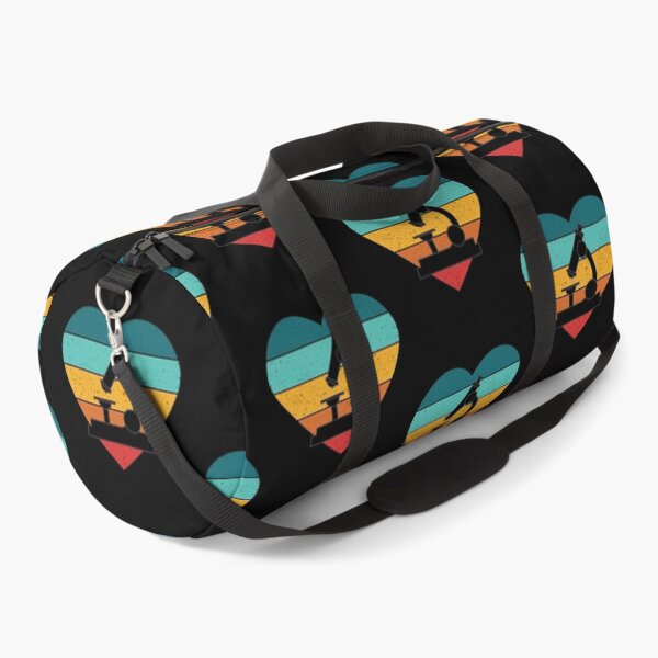Item preview, BLUE HEART SHAPED RETRO TEXTURED SUNSET MICROSCOPE designed and sold by Hippiesole.