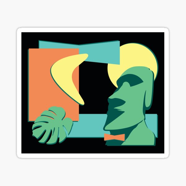 Item preview, Moai Tiki Party designed and sold by 7SistersGraphX.