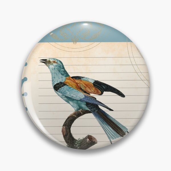 Item preview, bird on blue designed and sold by jamayr.