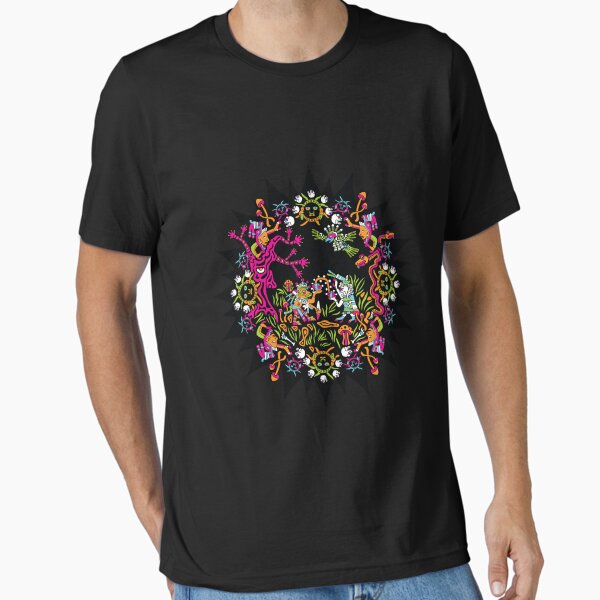 Aztec meeting psychedelic T-shirt Essential T-Shirt