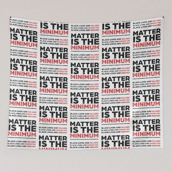 Item preview, Matter Is The Minimum (white distressed design) designed and sold by siggyspatsky.