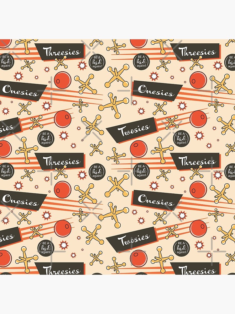 Thumbnail 3 of 3, Pin, Let's play Jacks - Old Fashioned Fun - Be a Kid Again designed and sold by Cindys Creative Contour.