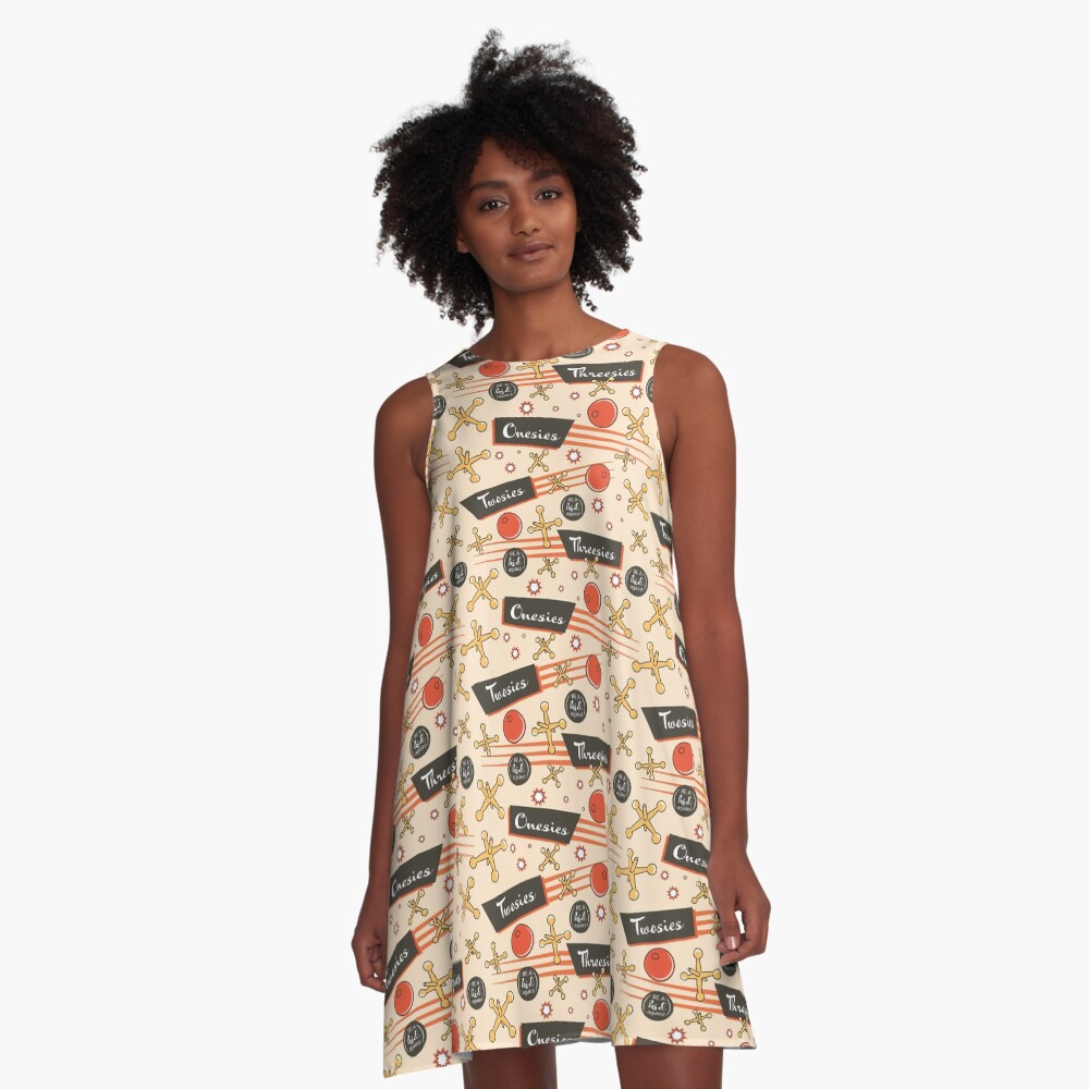 Item preview, A-Line Dress designed and sold by CreativeContour.