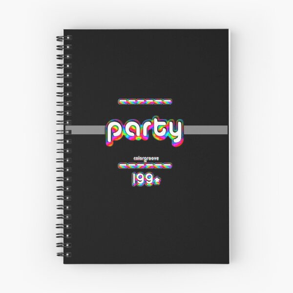 Item preview, Party 1990s Retro Rainbow Font designed and sold by oh-so.
