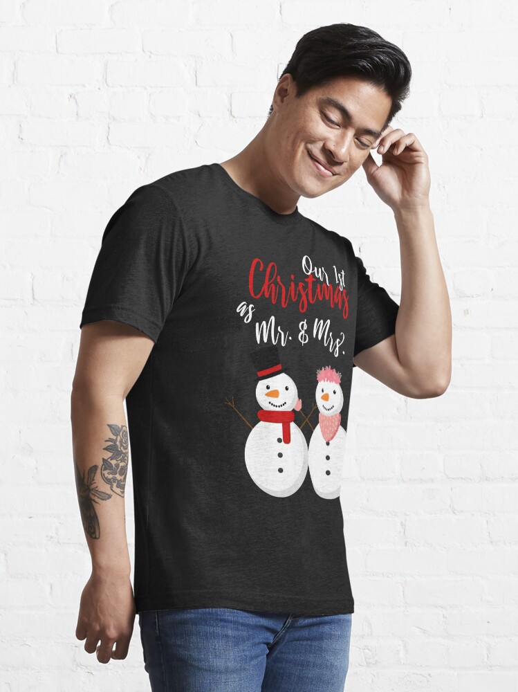first christmas as a mrs t shirt