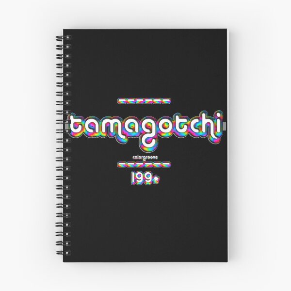 Item preview, Tamagotchi 1990s Retro Rainbow Font designed and sold by oh-so.