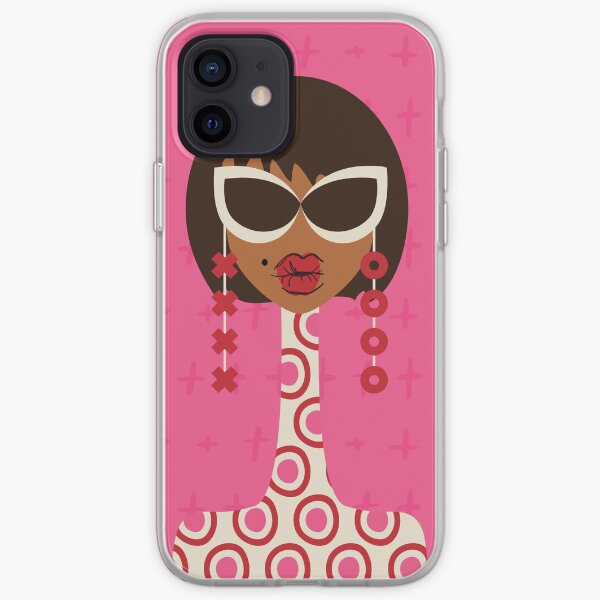 Shades of Pink and Red iPhone Soft Case